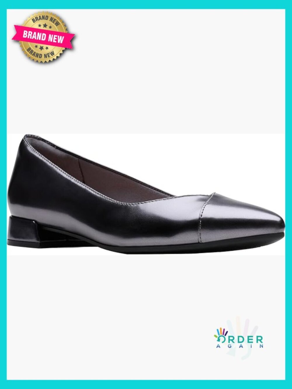 Ballerina Flats Slip On Classic Comfort Premium Leather Padded Collar